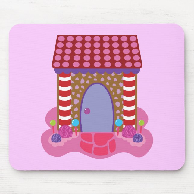 Alfombrilla De Ratón Candy Gingerbread House (Frente)