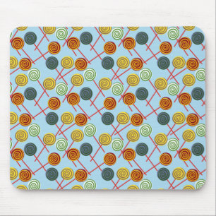 Alfombrilla De Ratón Candy pattern Lollies pattern lollipop 5