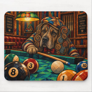 Alfombrilla De Ratón Cane Corso, Mosaico Geométrico
