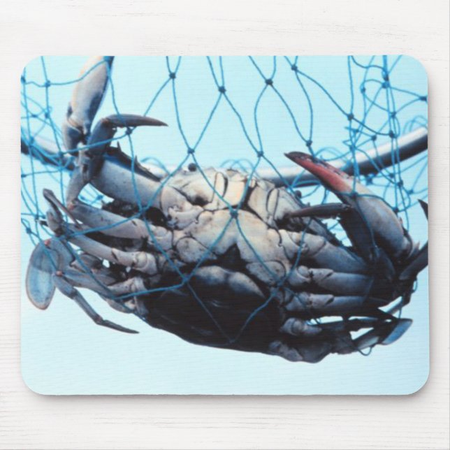 Alfombrilla De Ratón Cangrejo azul de cogida (Frente)