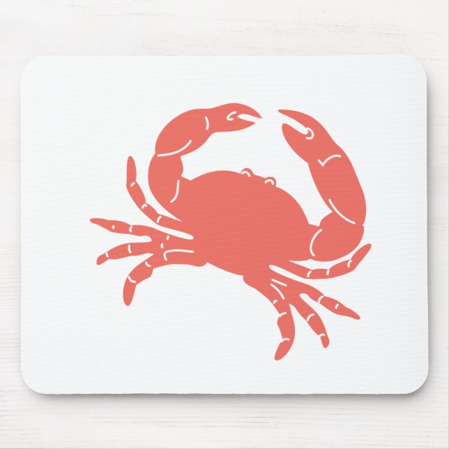 Alfombrilla De Ratón Cangrejo coralino (Frente)