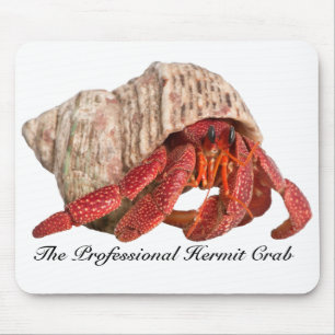 Alfombrilla De Ratón Cangrejo de ermitaño Mousepad, el cangrejo de