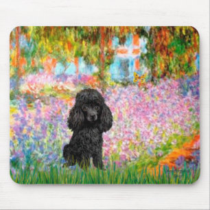 Alfombrilla De Ratón Caniche (negro 1) - Jardín