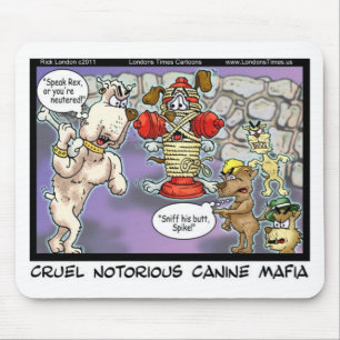 Alfombrilla De Ratón Canine Mafia Funny Tees Cards Mugs & GIfts