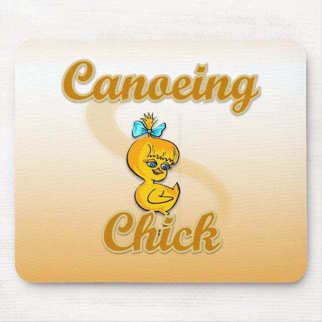 Alfombrilla De Ratón Canoeing Chick (Frente)