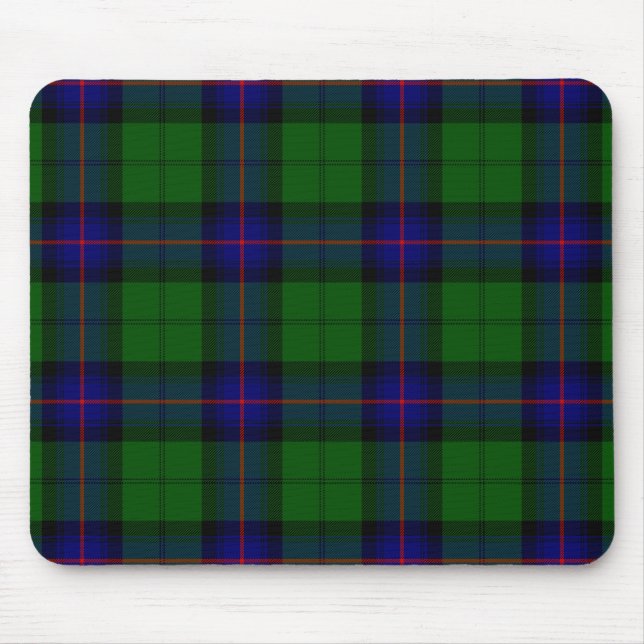 Alfombrilla De Ratón Cañón armenio tartan azul (Frente)