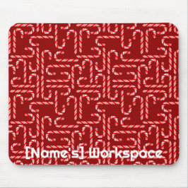 Alfombrilla De Ratón Cañones de personalizable Red Candy en rojo