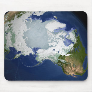 Alfombrilla De Ratón Capa permanente de hielo Circum-Ártica