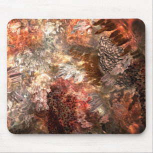 Alfombrilla De Ratón Capas de cristales con tinte rústico