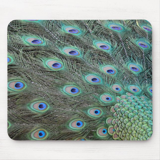 Alfombrilla De Ratón Caperas de cola de pavo real (Frente)