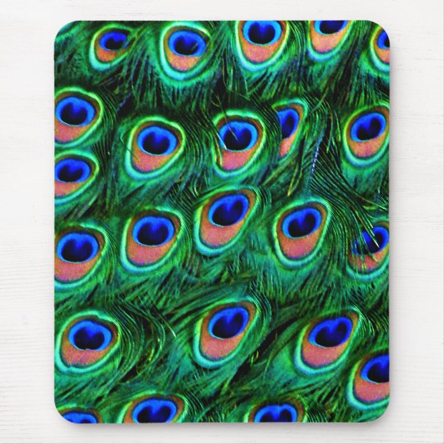 Alfombrilla De Ratón Caperas de pavo real_ (Frente)