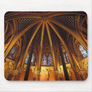 Alfombrilla De Ratón capilla baja de La Sainte-Chapelle, París,