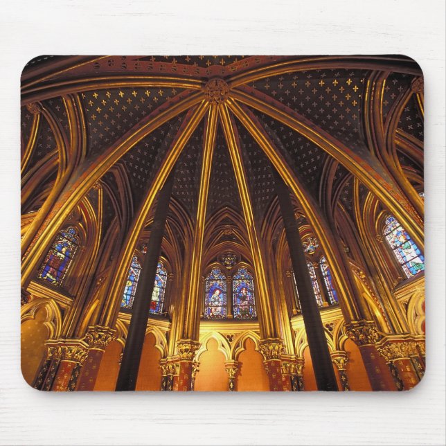 Alfombrilla De Ratón capilla baja de La Sainte-Chapelle, París, (Frente)