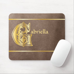 Alfombrilla De Ratón Capital decorativa Botánica Medieval G