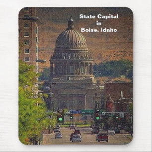 Alfombrilla De Ratón Capital estatal en Boise, Idaho