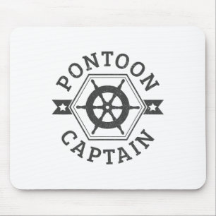 Alfombrilla De Ratón Capitán de pontón - Pontooning Boating Nautical
