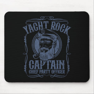 Alfombrilla De Ratón Capitán divertido de Yacht Rock Pontoon Boat Músic
