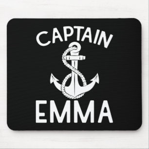 Alfombrilla De Ratón Capitán Emma Yacht Barco de Navegación