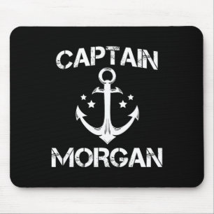 Alfombrilla De Ratón Capitán Morgan Funny Apellido de cumpleaños person