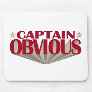 Alfombrilla De Ratón Capitán Obvious
