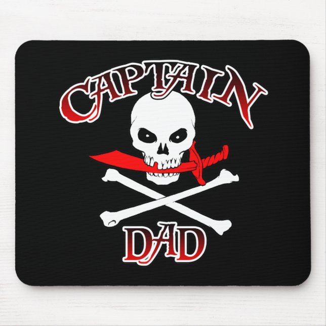 Alfombrilla De Ratón Capitán Papá (Cutlass) Mousepad (Frente)