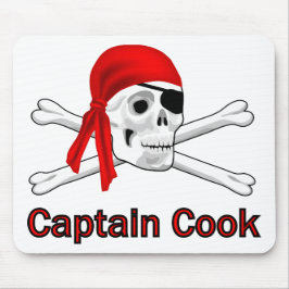 Alfombrilla De Ratón Capitán Pirata Cook Mousepad