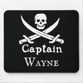 Alfombrilla De Ratón Capitán pirata personalizado
