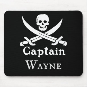 Alfombrilla De Ratón Capitán pirata personalizado