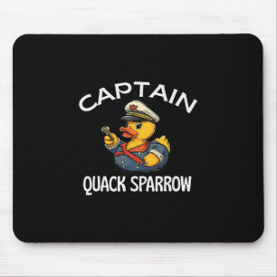 Alfombrilla De Ratón Capitán Quack Sparrow Crucero Patos Mantener Ocult
