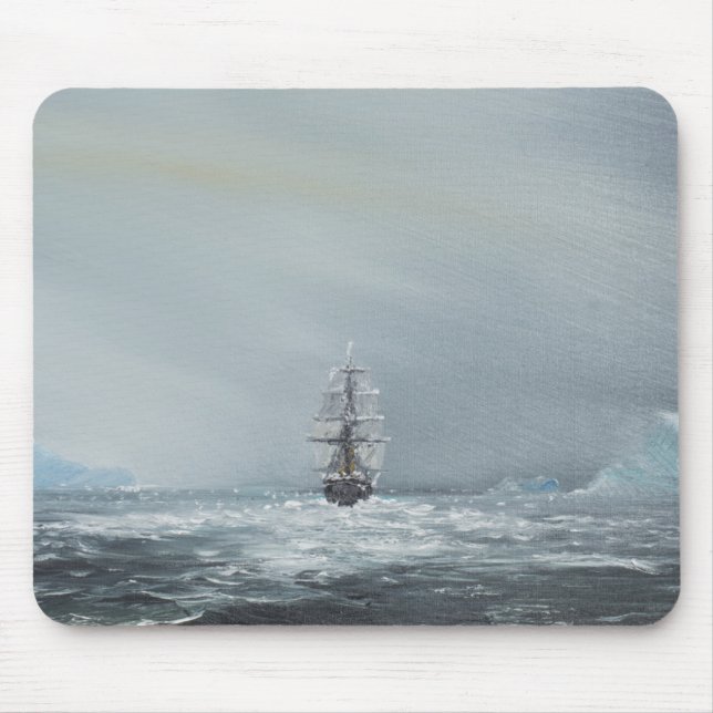 Alfombrilla De Ratón Capitán Scott y equipo del descubrimiento (Frente)