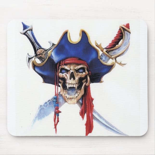 Alfombrilla De Ratón capitán scull (Frente)