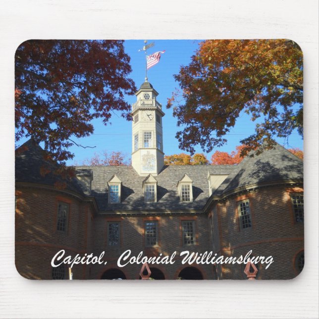 Alfombrilla De Ratón Capitolio, Colonial Williamsburg (Frente)