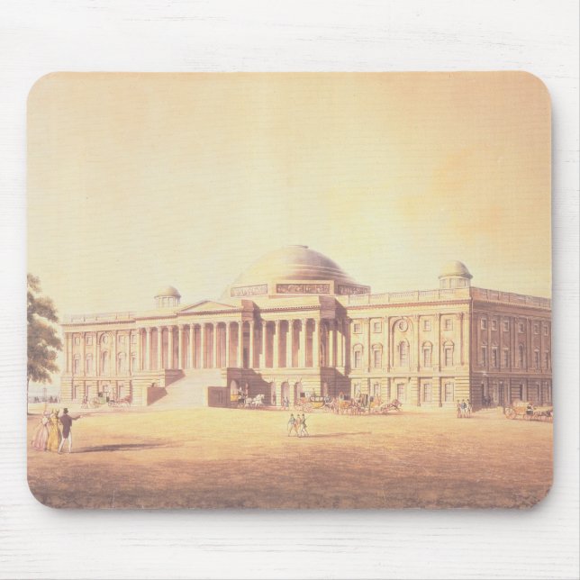 Alfombrilla De Ratón Capitolio de los Estados Unidos, grabado cerca (Frente)