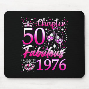 Alfombrilla De Ratón Capítulo 50 Fabuloso Desde 1976 Cumpleaños 50 Muje