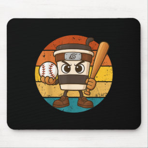 Alfombrilla De Ratón Cappuccino Ino Béisbol Cute Meme De Brainrot Itali