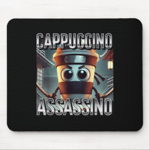 Alfombrilla De Ratón Cappuccino Ino Coffee Amantes del Brainrot Italian