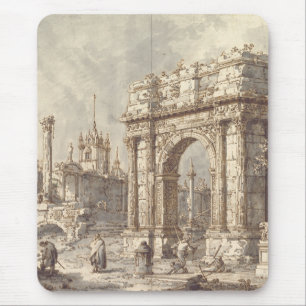 Alfombrilla De Ratón Capricho con un Arco de Triunfo Romano