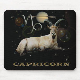 Alfombrilla De Ratón Capricorn Goat Saturn Mousepad