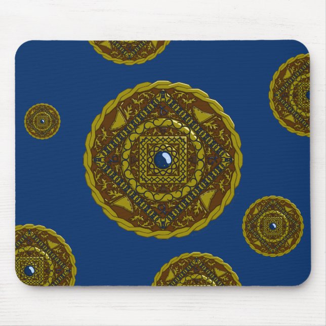 Alfombrilla De Ratón Capricorn Mandala Mousepad (Frente)