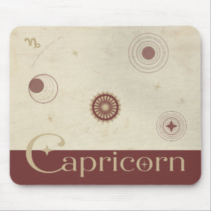 Alfombrilla De Ratón Capricorn Zodiac Mousepad