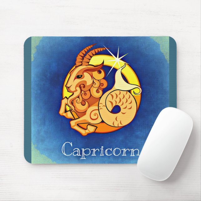 Alfombrilla De Ratón Capricornio (Con ratón)