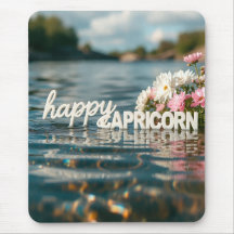 Alfombrilla de ratón Capricornio feliz