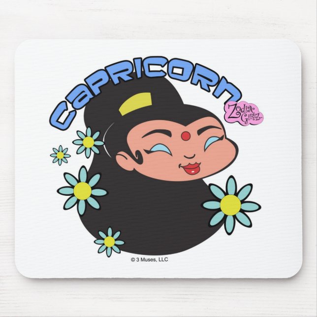 Alfombrilla De Ratón Capricornio Mousepad (Frente)