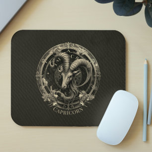 Alfombrilla De Ratón Capricornio Símbolo zodiaco cabra celeste