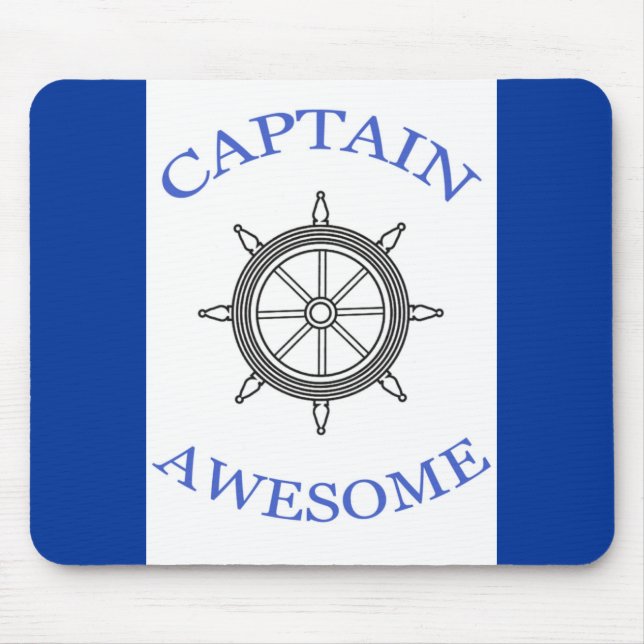 Alfombrilla De Ratón CAPTAIN AWESOME mousepad (Frente)