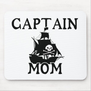Alfombrilla De Ratón Captain Mom Mousepad