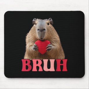 Alfombrilla De Ratón Capybara Bruh Meme Gracioso Diciendo Niños Adolesc