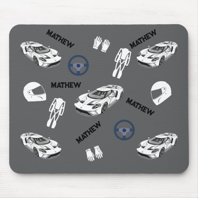 Alfombrilla De Ratón Car racing Mousepad (Frente)