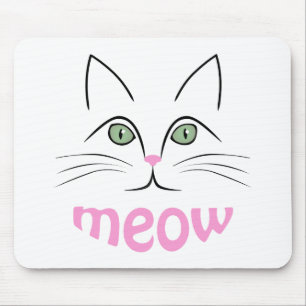 Alfombrilla De Ratón Cara de gato
