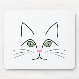 Alfombrilla De Ratón Cara de gato